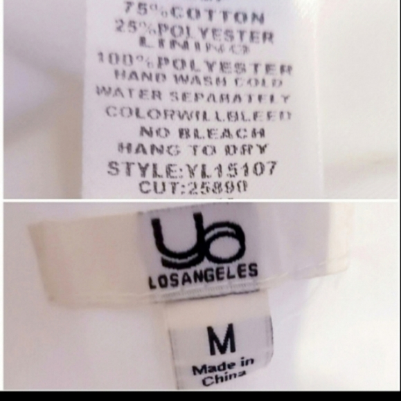 Ya Los Angeles White Pull Over Slip Dress - Picture 4 of 4